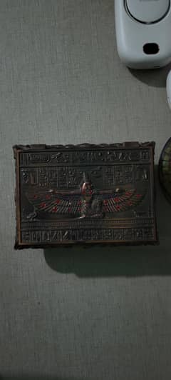 Ancient Egyptian-themed jewelry or trinket box