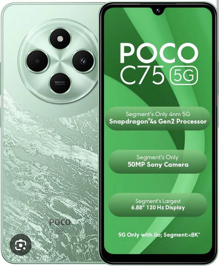 poco c75 just 5days use only 0