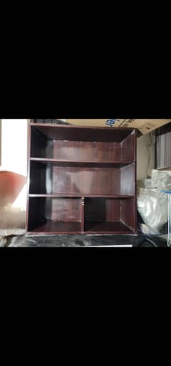 Wooden Rack/Cabinet  | Wooden box with three shelves | Condition 8/10