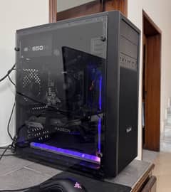 Thunder Glass PC case with ARGB Light and 2 ARGB fans