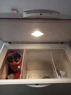 Waves single door large size deep freezer in excellent condition.