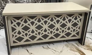 Executive Office Table (With cabinet and drawers)
