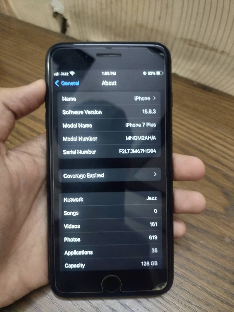 IPHONE 7 PLUS WITH BOX PTA APPROVED 5