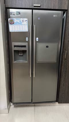haier double door fridge