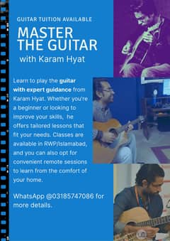 Guitar Tuition – At Your Home or Mine (Rawalpindi & Islamabad)