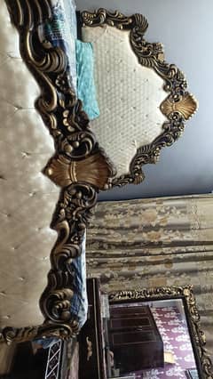 Doubble Bed side tables dressing table with mirror