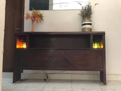 sheesham wood console