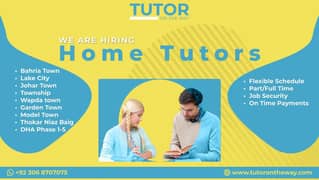 Become a Home Tutor in Lahore - Join Tutor On The Way Team Today!