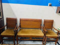 4  seater wooden  sofa set