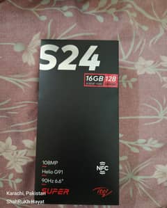 itel s24 / White color  8+8/128
