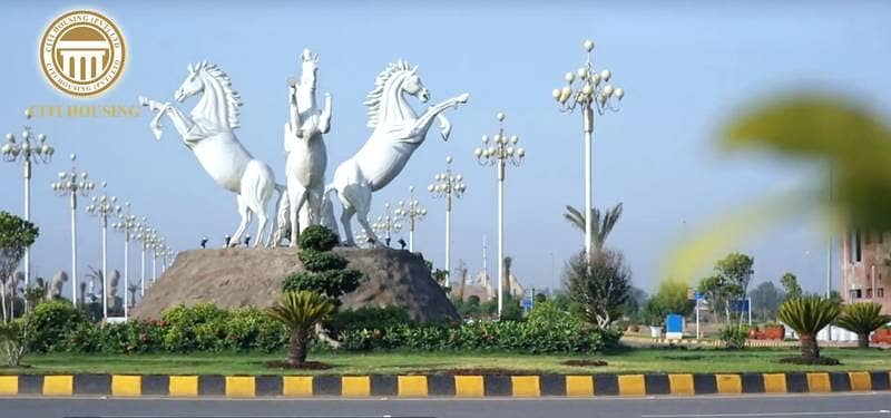 11 Marla prime Location plot available For Sale in Citi Housing Sargodha road Faisalabad (file plot) 0