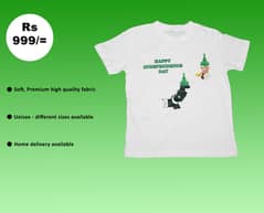Kids Independence Day T- Shirt Round Neck Adults also available