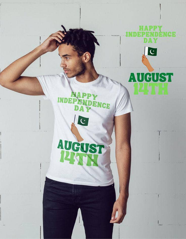 14th August t-shirts  fully customizable print on demand 1