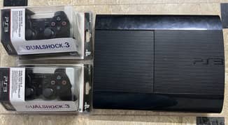 PS3 with controllers