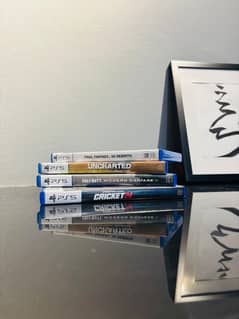 Playstation 5 games FinalFantasy vii, uncharted, Cod MW2, Cricket 24