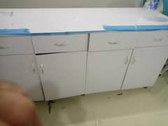White Kitchen/Office/Clinic Cabinet with drawers For Sale
