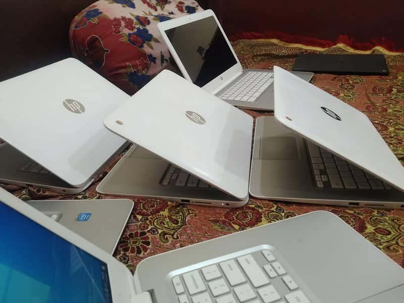 Hp White celeron 5th generation  Laptop  with window 10 installed. 0
