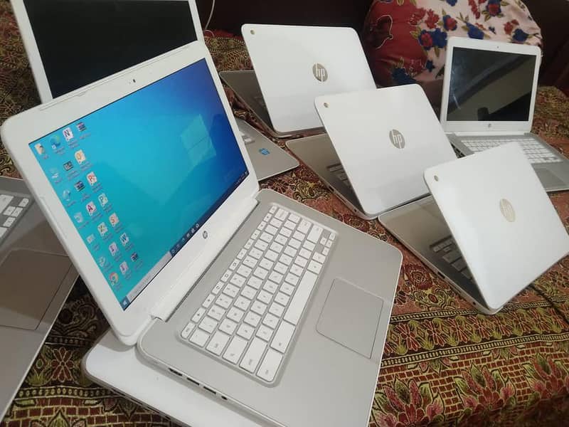 Hp White celeron 5th generation  Laptop  with window 10 installed. 3
