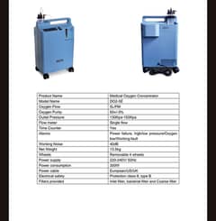 5 LPM oxygen concentrator, used 2700 hours used