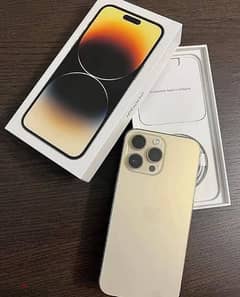 14 pro max gift 10.10 gold 512gb box charger exchange