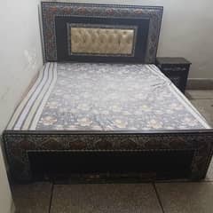 bed set with dressing and aofa set condition is good