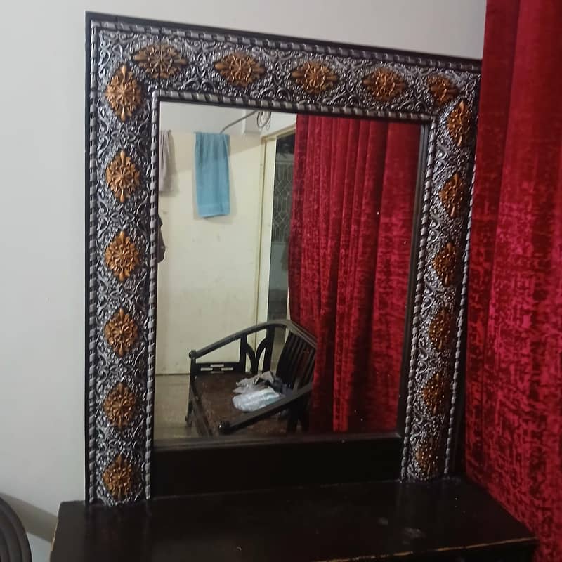 bed set with dressing and aofa set condition is good 11