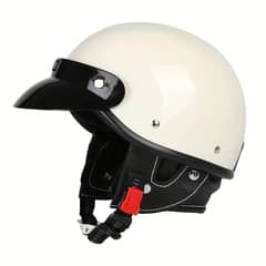 Imported Retro Helmet Ivory White