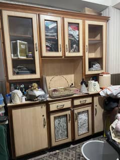 Wooden showcase