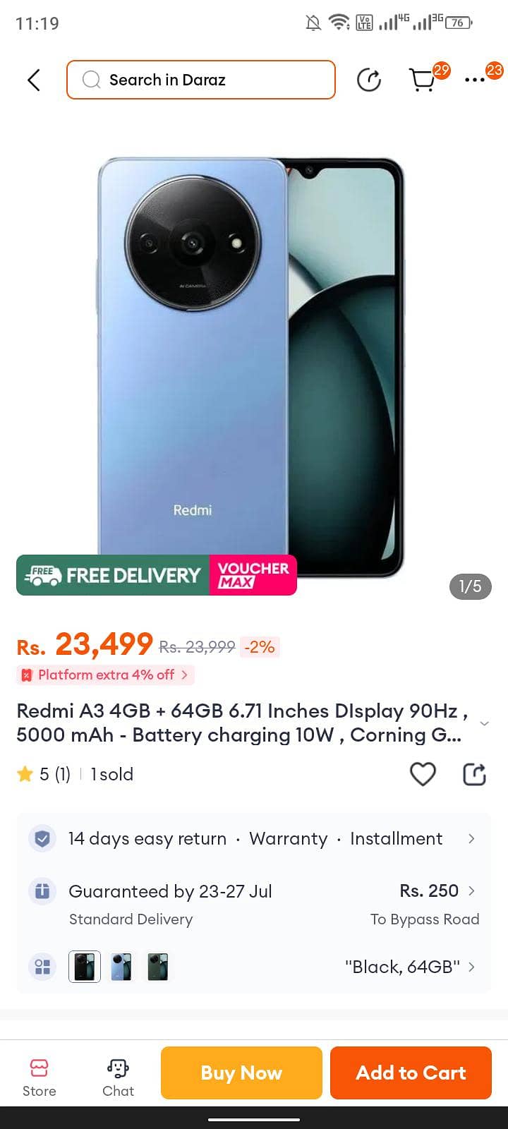 6 days use only new a3 5