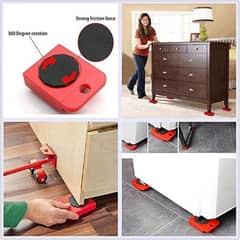 4 pic iron Furniture Move Tool set