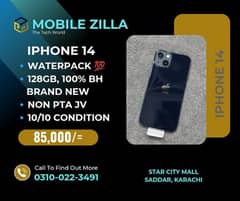 IPHONE 14 BRAND NEW 100%BATTERY HEALTH