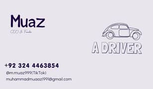 A Driver  (for only female UNIVERSITY students)