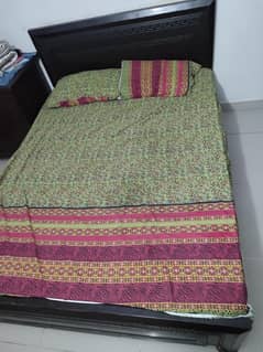 Queen size bed (without mattress)