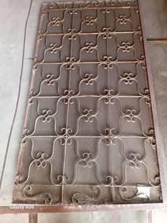 ironed open door grill,and bird cage