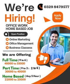 Part time job available for male and female