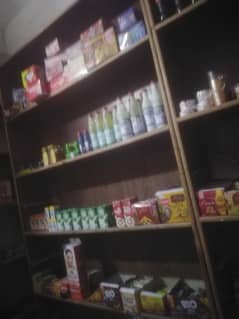 General store racks and counter For sale