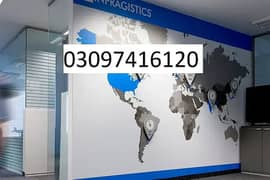 Wallpapers / Wall branding / Window Blinds / Wifi blind / Tile ceiling
