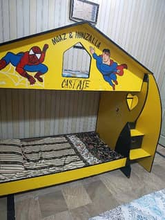 Kids bunk bed double+mattress