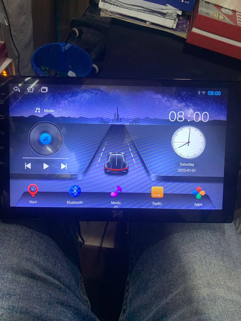 LCD android set car 2