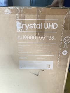 Samsung 4K Crystal UHD 55 inch Sleek LED TV with cast, mirror capable