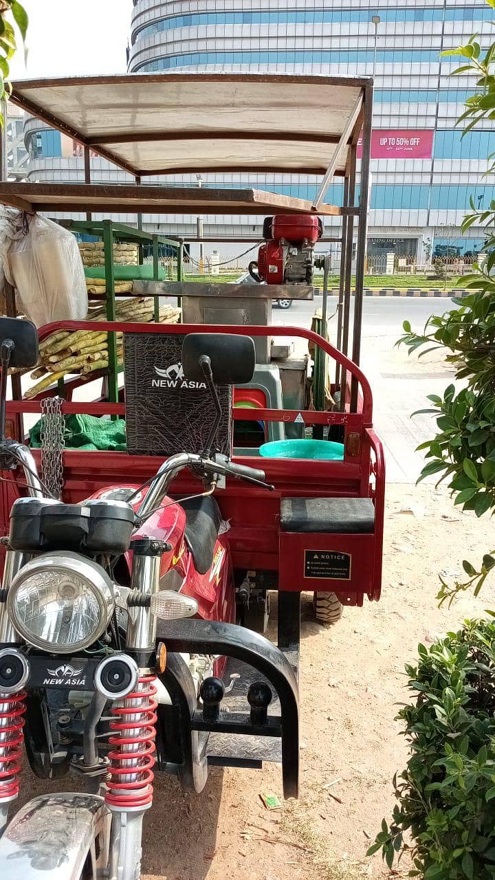 Super Asia loder model 2025 with sugarcan machine 1