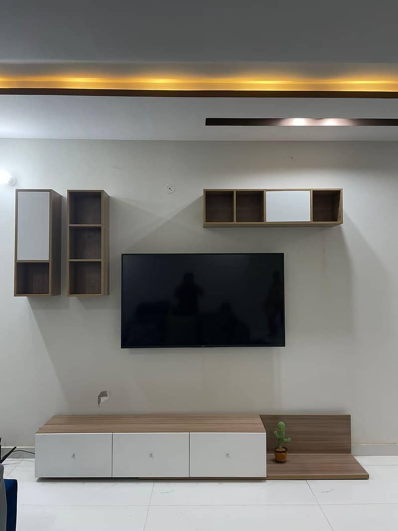 TV Console, TV Rack, LED Console, Media wall 10