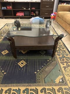 Glass Center table round