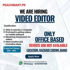 video Editor Required