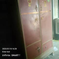 Heavy Duty Metal Almirah/Steel Wardrobe/Double Door with Locks