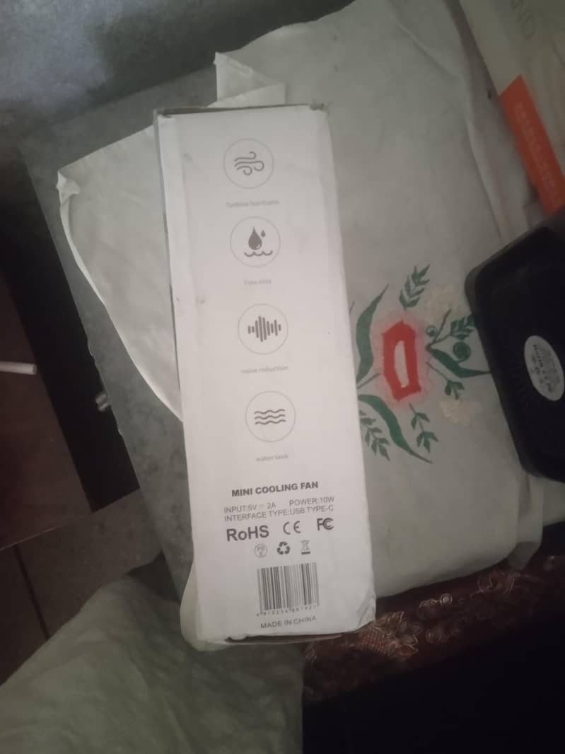 mini ac coller for sell in brand new condition with box 5