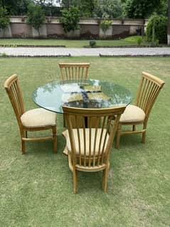 4 Men Dinning Table with Chairs.