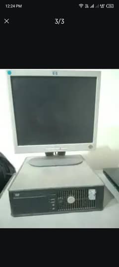 computer core 2 duo 3gb ram with monitor