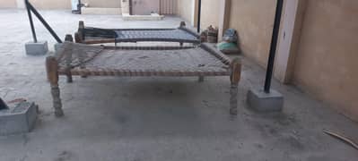 wooden cots