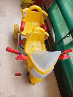 yellow baby cycle